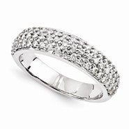 14k White Gold Moissanite Ring
