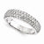 14k White Gold Moissanite Ring