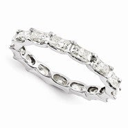 14k White Gold Moissanite Ring