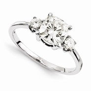 14k White Gold Forever Brilliant Ring