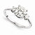 14k White Gold Forever Brilliant Ring