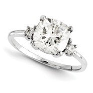 14k White Gold Forever Brilliant Ring