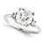 14k White Gold Forever Brilliant Ring