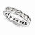 14k White Gold Moissanite Ring