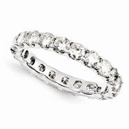 14k White Gold Moissanite Ring