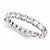 14k White Gold Moissanite Ring