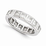 14k White Gold Moissanite Ring