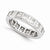 14k White Gold Moissanite Ring