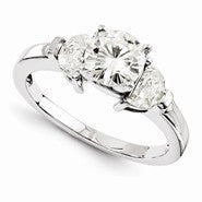 14k White Gold Forever Brilliant Ring
