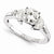 14k White Gold Forever Brilliant Ring