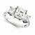 14k White Gold Moissanite Ring