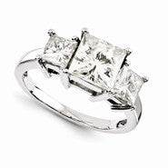14k White Gold Forever Brilliant Ring