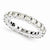 14k White Gold Moissanite Ring