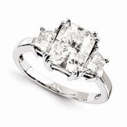 14k White Gold Forever Brilliant Ring
