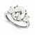 14k White Gold Moissanite Ring