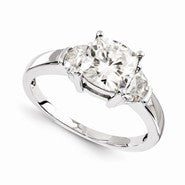 14k White Gold Forever Brilliant Ring