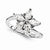 14k White Gold Moissanite Ring