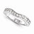 14k White Gold Moissanite Ring