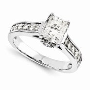 14k White Gold Forever Brilliant Ring