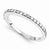 14k White Gold Moissanite Ring