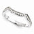 14k White Gold Moissanite Ring