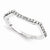 14k White Gold Moissanite Ring