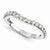 14k White Gold Moissanite Ring