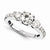 14k White Gold Forever Brilliant Ring