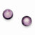 Sterling Silver Lavender Italian Murano Earrings