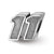Sterling Silver LogoArt Sport,NASCAR #11 Denny Hamlin Bead