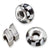 Sterling Silver LogoArt Sport,NASCAR #11 Denny Hamlin 2 Glass Flag Bead Set