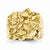 14k Yellow Gold Men's Nugget Ring