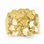 14k Yellow Gold Men's Nugget Ring