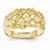 14k Yellow Gold Men's Nugget Ring