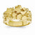 14k Yellow Gold Men's Nugget Ring