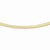 14K Yellow Gold Domed Omega Necklace
