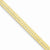 14K Yellow Gold Domed Omega Bracelet