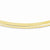14K Yellow Gold Domed Omega Necklace