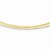 14K Yellow Gold Lightweight Omega Necklace