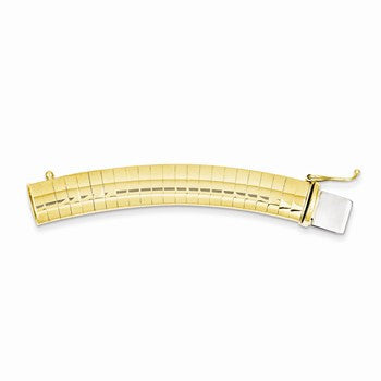 14K Yellow Gold Omega Extender For Necklace