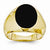 14k Yellow Gold Men's Onyx Ring