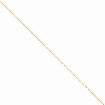 14K Yellow Gold Octagonal Snake Chain