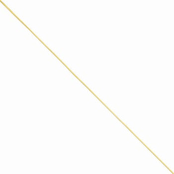 14K Yellow Gold Octagonal Snake Chain
