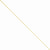 14K Yellow Gold Octagonal Snake Chain