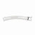 14K White Gold Dome Omega Extender For Necklace