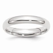 Palladium Medium Weight Comfort Fit 4mm Wedding Band