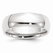 Palladium Medium Weight Comfort Fit 7mm Wedding Band