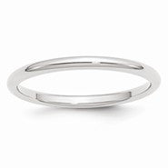 Palladium Heavy Weight Comfort Fit 2mm Wedding Band