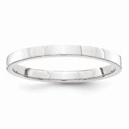 Palladium Flat Comfort Fit 2mm Wedding Band