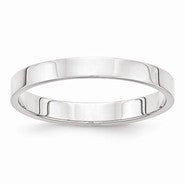 Palladium Flat Comfort Fit 2.5mm Wedding Band